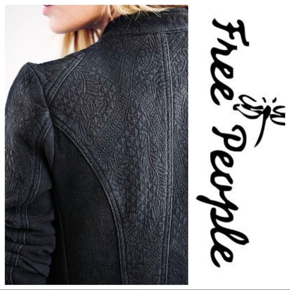 Free People Fitted Ruffles Military Jacket - Picture 6 of 8